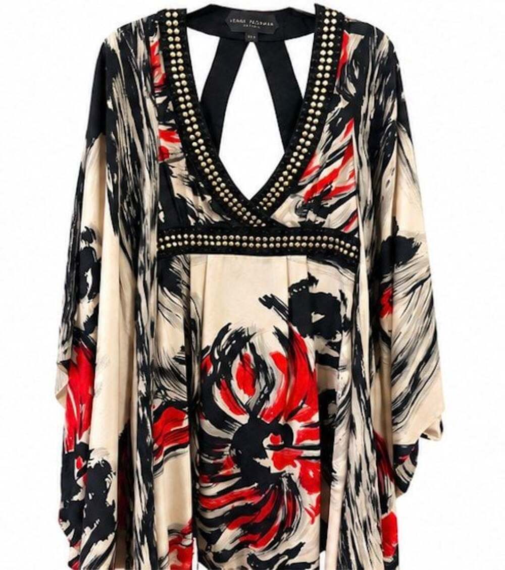 Jenny Packham Studded printed mini dress- cocktail! Small. Mint condition! - Picture 5 of 9
